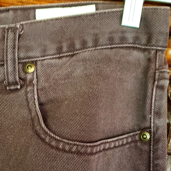 EDDIE BAUER High-Waisted VTG Jeans Relaxed Fit - Soft Brown - Size 14 - EVC - Picture 7 of 10